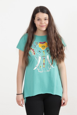 Joa Shop - cumpara online: Tricou imprimeu elefant