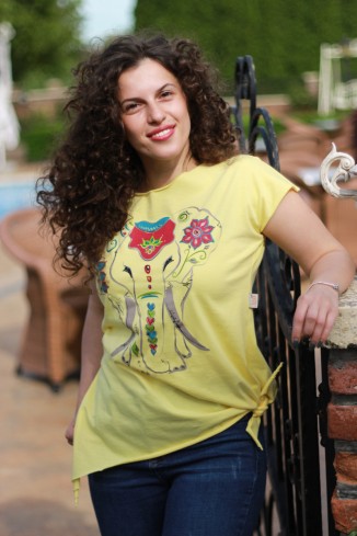 Joa Shop - cumpara online: Tricou imprimeu elefant