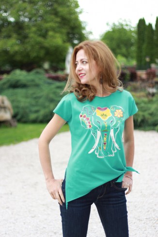 Joa Shop - cumpara online: Tricou imprimeu elefant