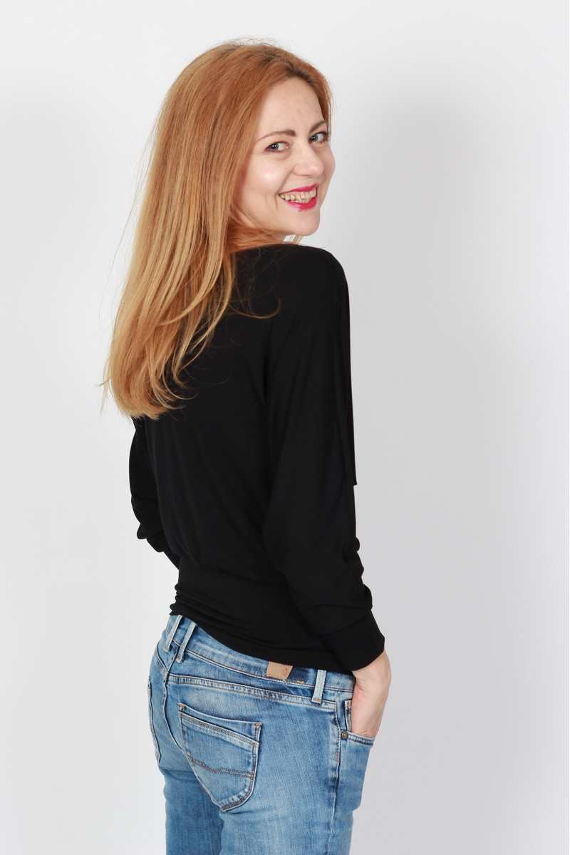 Joa Shop - cumpara online: bluza fluture din vascoza