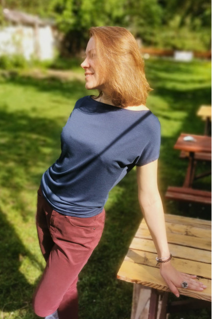 Bluza Verona bleumarin