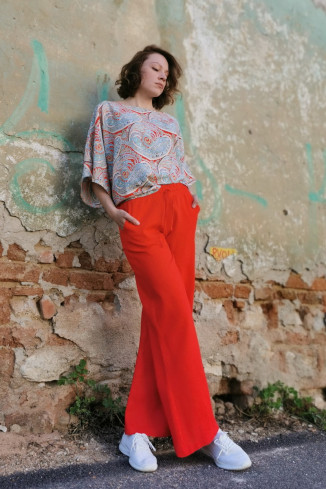 Pantaloni Andreea corail