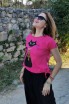 Tricou Ebony roz