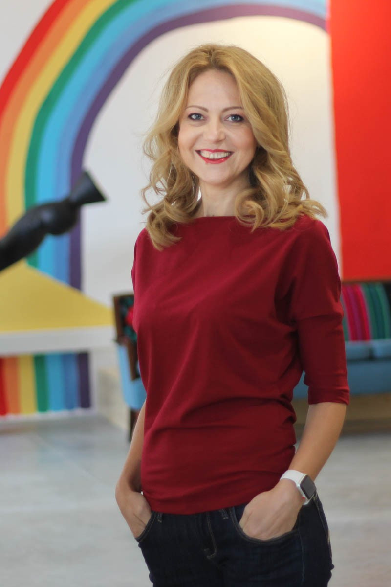 Joa Shop - cumpara online: Bluza uni cu guler barcuta