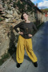 Pantaloni nomad galbeni