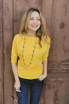 Bluza Gloria galben cald