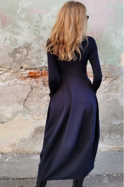 Rochie lunga  tip lalea, din bumbac