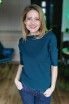 Bluza Gloria verde petrol