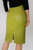 Fusta Trinity imitatie piele verde