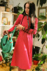 Rochie Evie corai