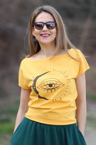 Bluza Noa galbena cu...
