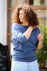 Bluza Gloria albastru denim