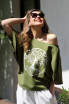 Bluza Tree of Life cu in, kaki