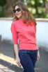 Bluza Gloria corai prafuit