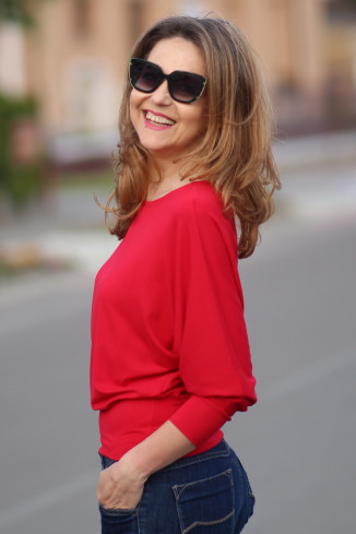 Joa Shop - cumpara online: bluza fluture din vascoza