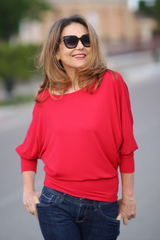 Joa Shop - cumpara online: bluza fluture din vascoza