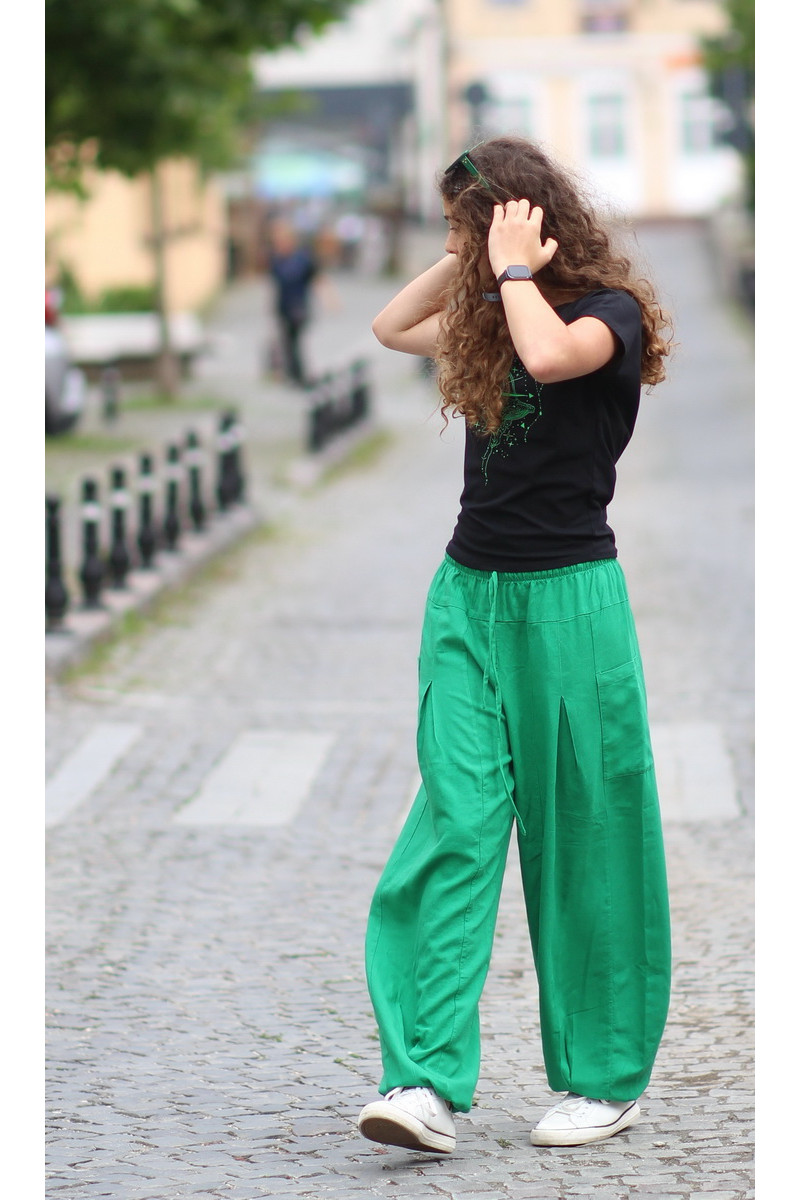 Joa Shop - cumpara online: Pantaloni de vara largi