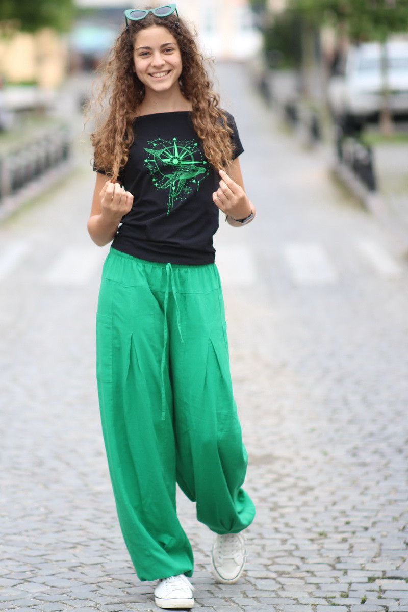 Joa Shop - cumpara online: Pantaloni de vara largi