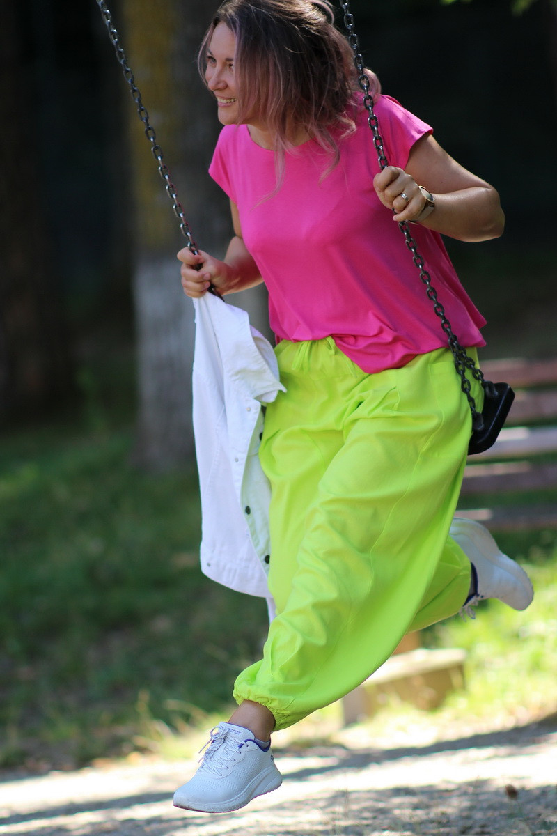 Joa Shop - cumpara online: Pantaloni de vara largi