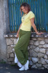 Pantaloni nomad cu in, kaki