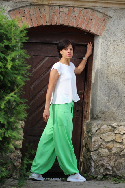 Pantaloni Nomad cu in, verde deschis