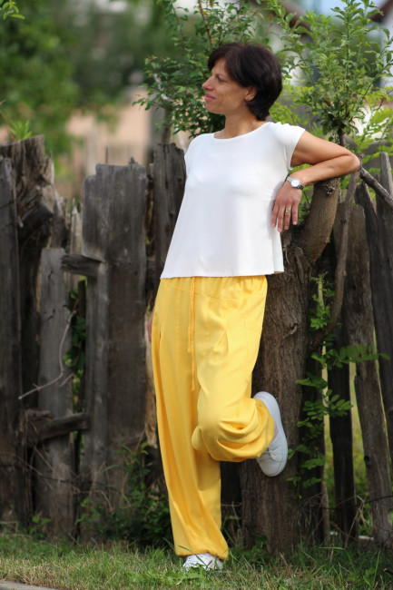 Joa Shop - cumpara online: Pantaloni de vara largi