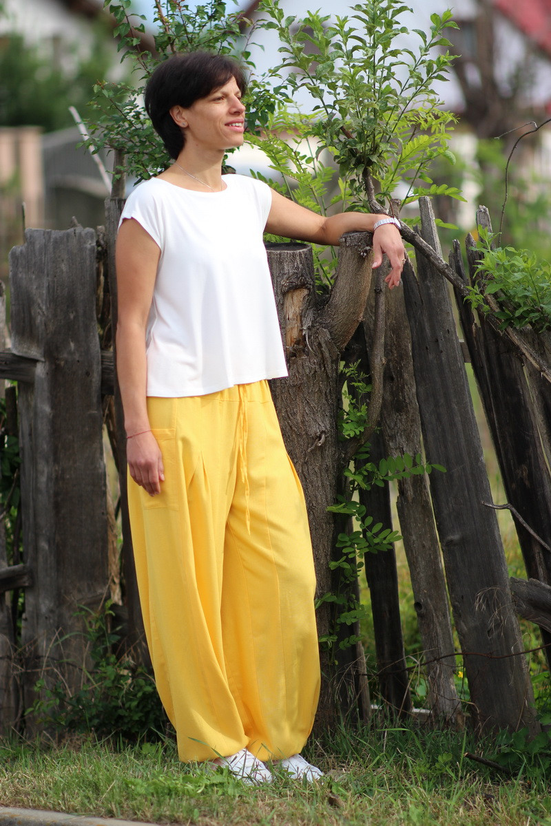 Joa Shop - cumpara online: Pantaloni de vara largi