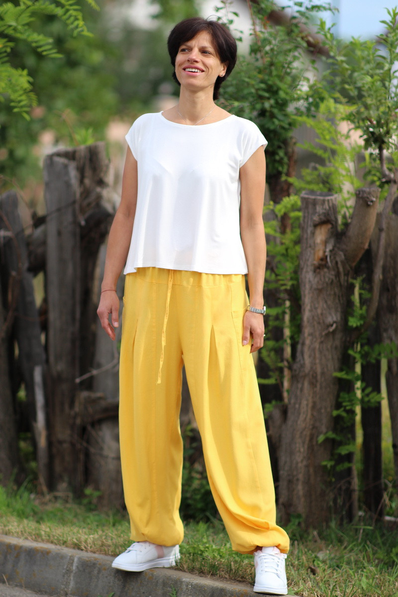 Joa Shop - cumpara online: Pantaloni de vara largi