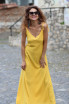 Rochie Larisa galbena