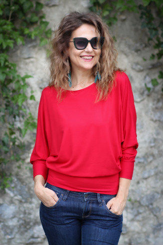 Joa Shop - cumpara online: bluza fluture din vascoza