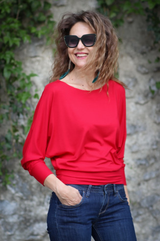 Joa Shop - cumpara online: bluza fluture din vascoza