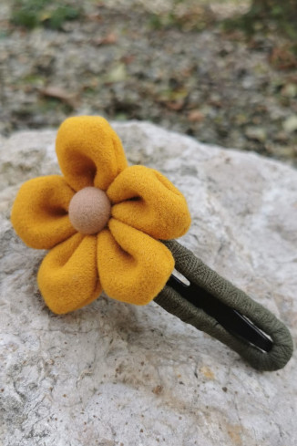 Clama decorativa mustar