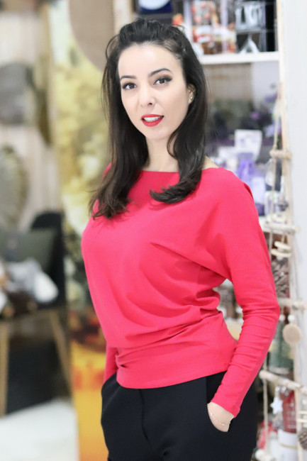 Bluza Gia roz corai