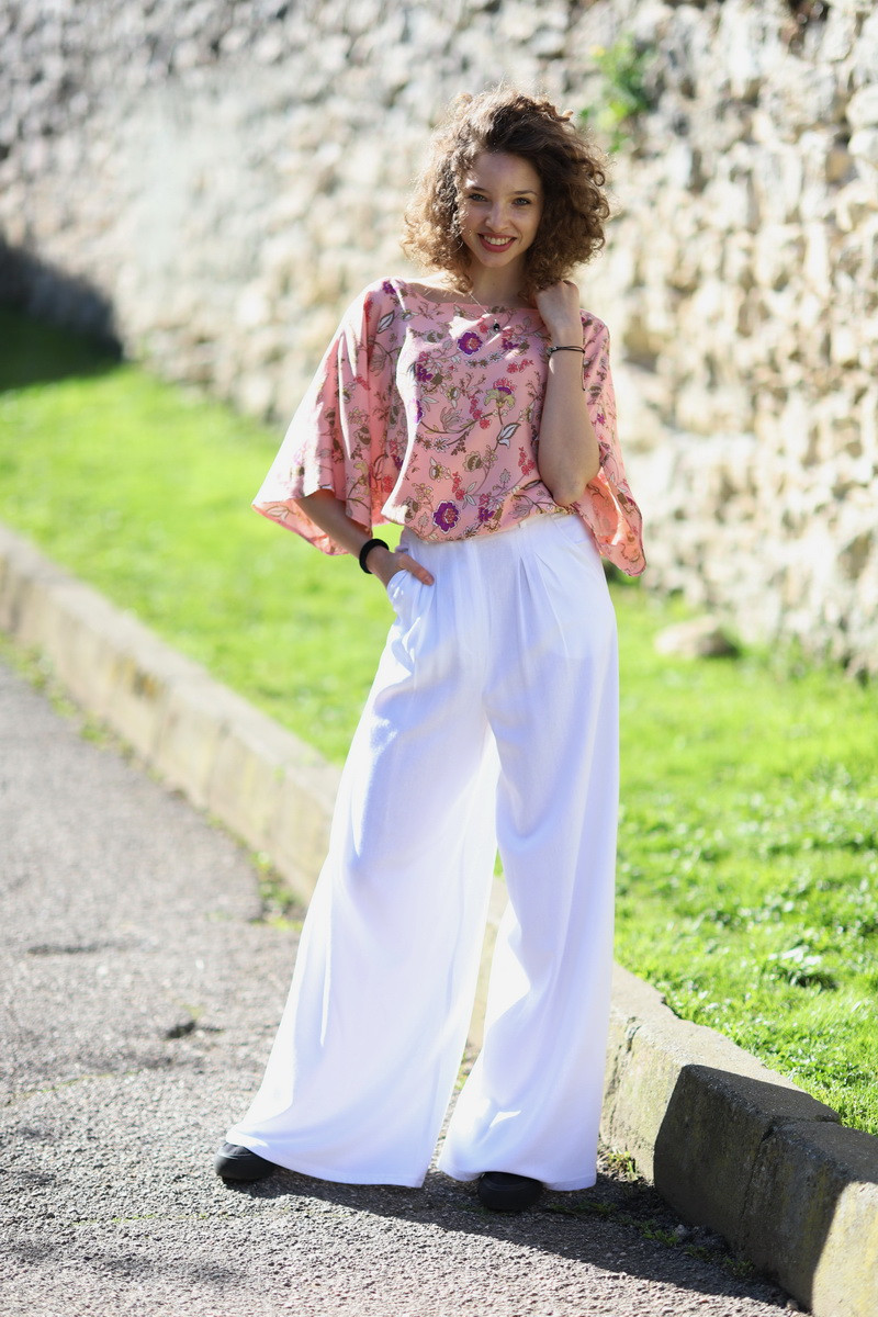 Joa Shop - cumpara online: Pantaloni de vara largi din in