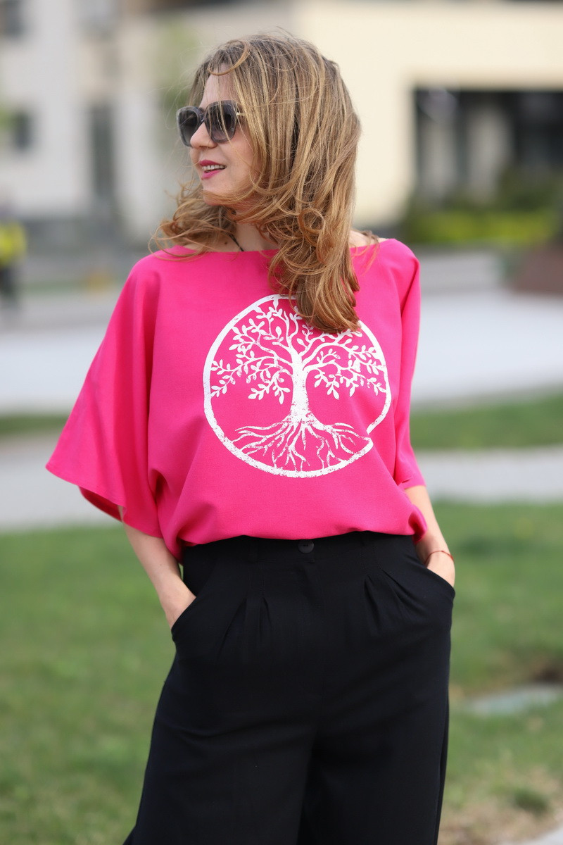 Joa Shop - cumpara online: bluza fluture din vascoza