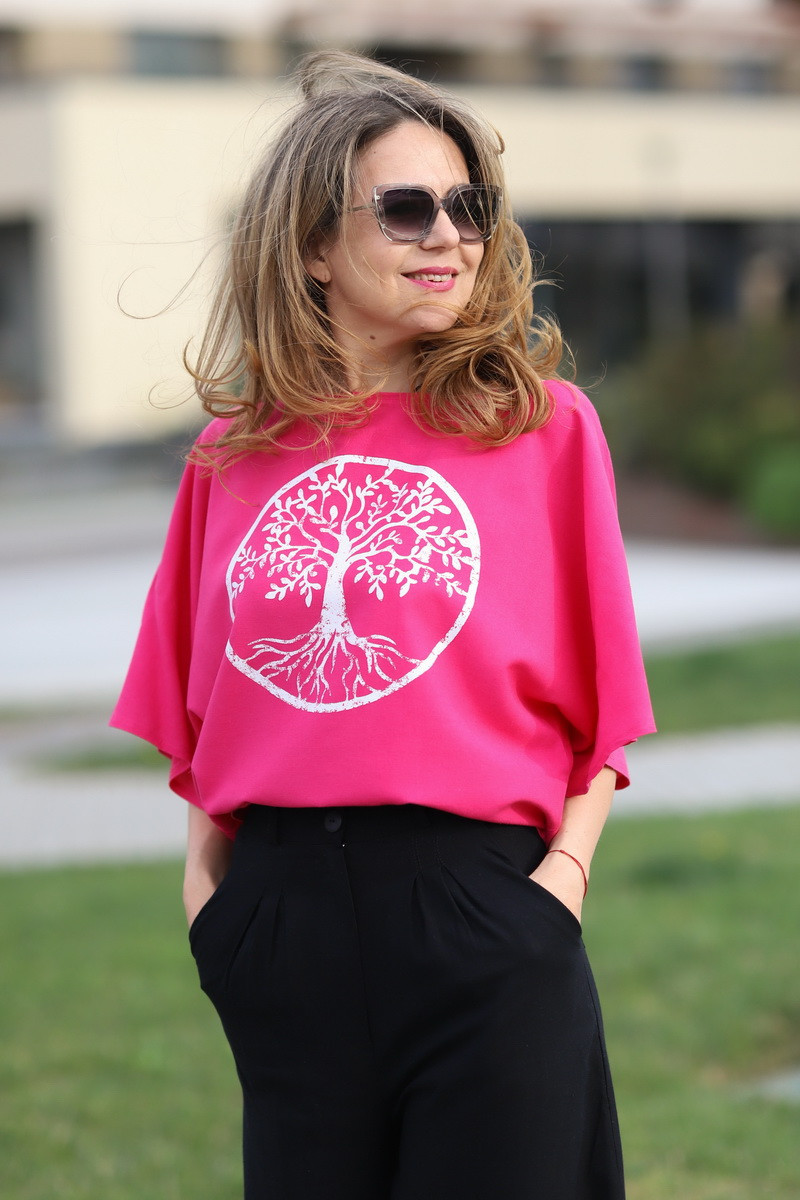 Joa Shop - cumpara online: bluza fluture din vascoza