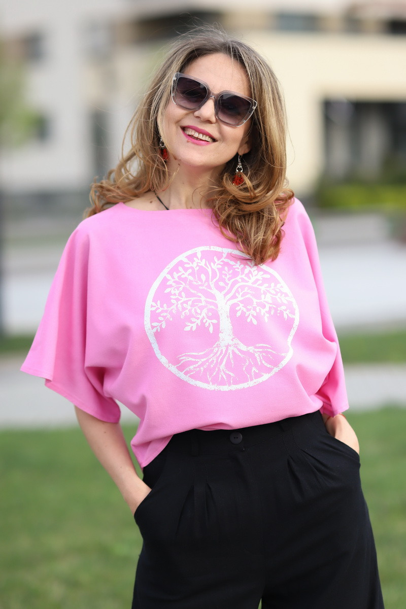 Joa Shop - cumpara online: bluza fluture din vascoza