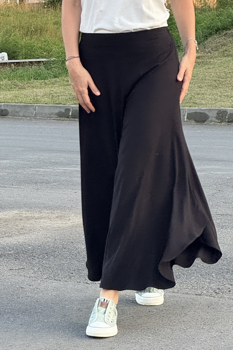 Joa Shop - cumpara online: Pantaloni de vara largi din in
