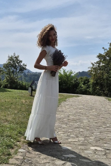 Rochie Irene alba