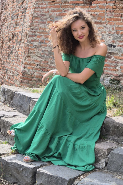Rochie Irene verde