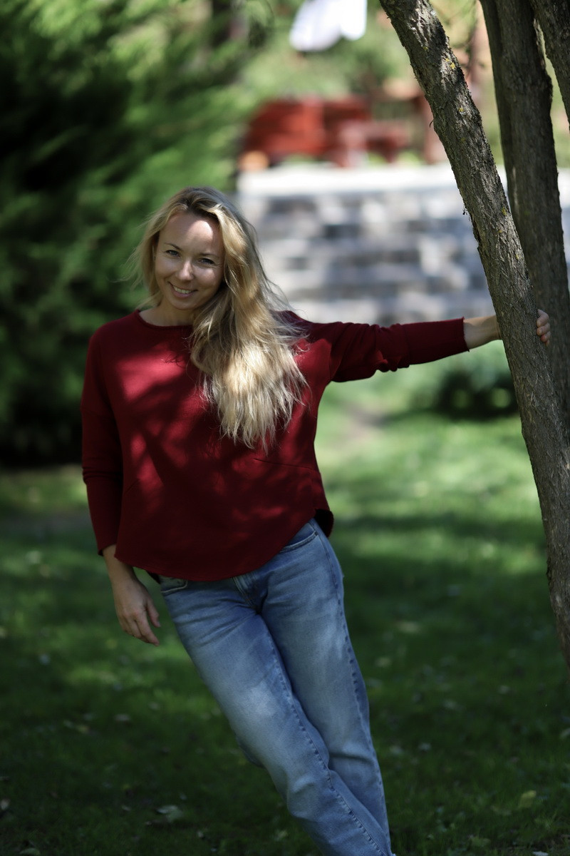 Tricou gros de dama - maneca lunga Tricou gros de dama - maneca lunga