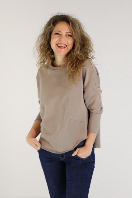 Tricou gros de dama - maneca lunga