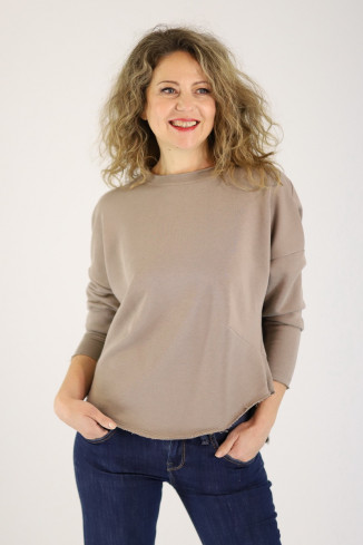 Tricou gros de dama - maneca lunga Tricou gros de dama - maneca lunga