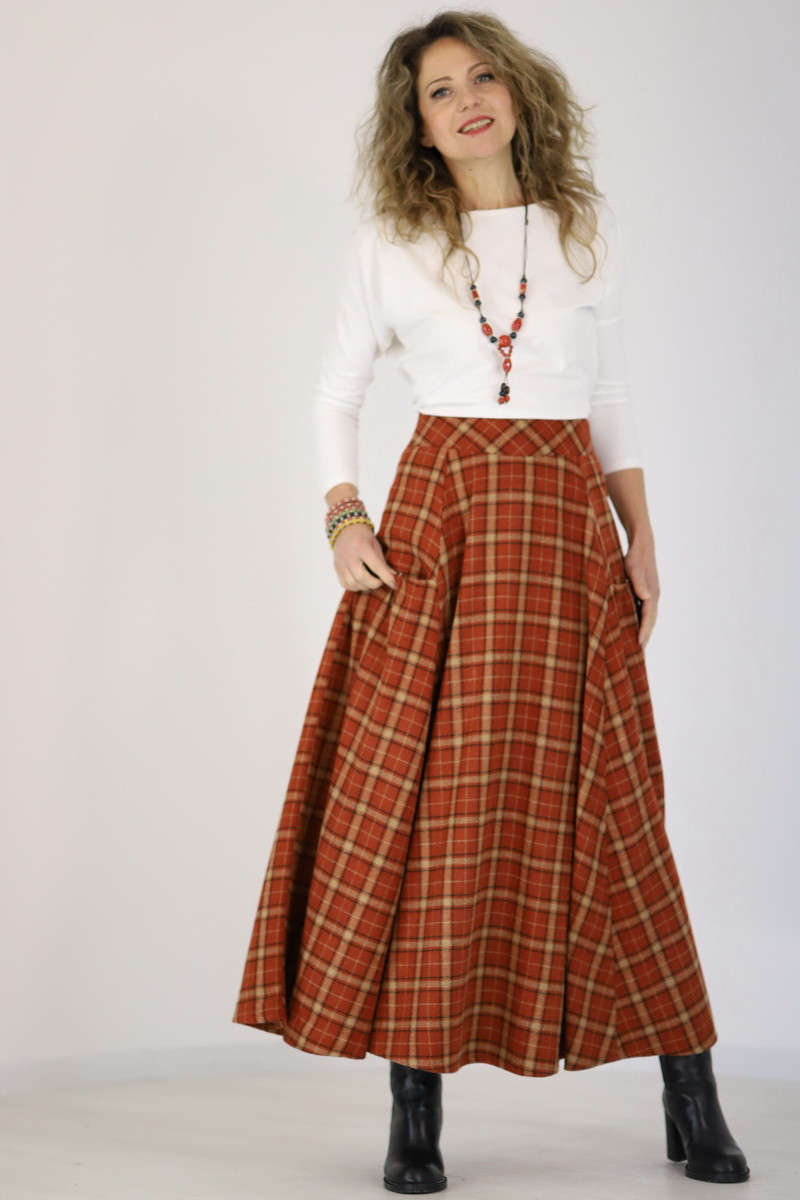 Joa Shop - cumpara online: Fusta casual de toamna, fusta de iarna