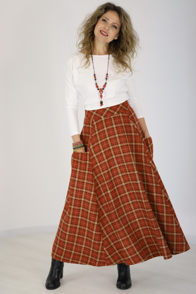 Joa Shop - cumpara online: Fusta casual de toamna, fusta de iarna