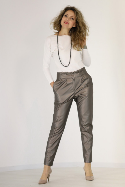 Pantaloni Kim argint vechi