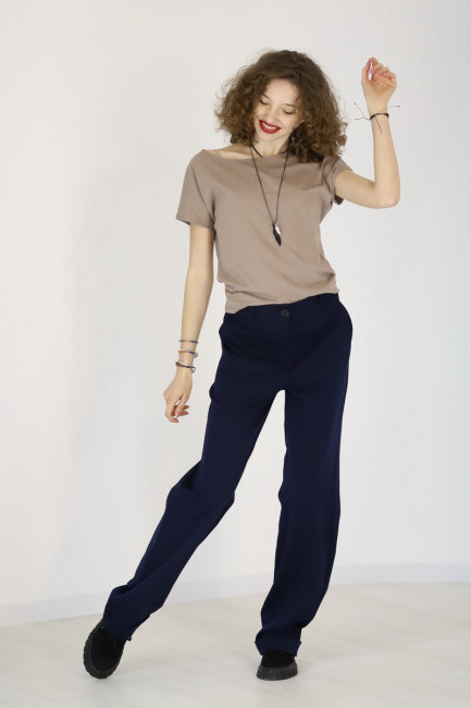 Pantaloni Alize bleumarin