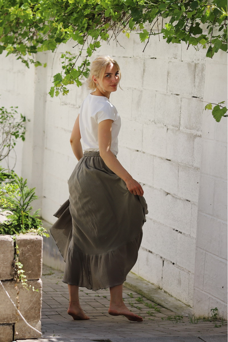 Fusta din panza topita