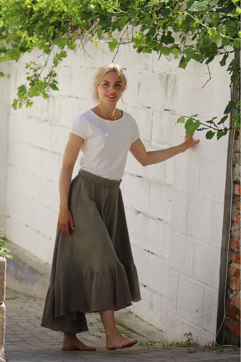 Fusta din panza topita