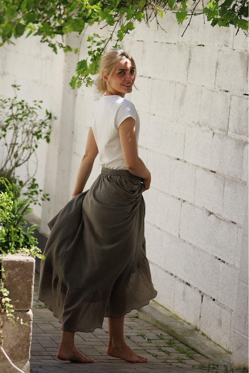 Fusta din panza topita